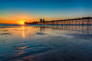 A pier in Oceanside, California