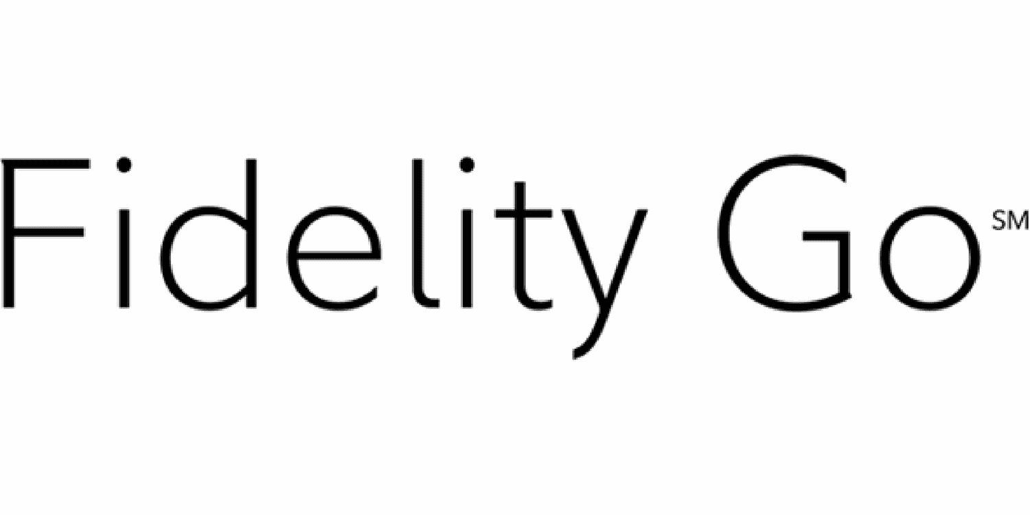 Image shows Fidelity Go's logo against a white background.