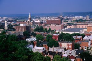 Dubuque, Iowa, is on the banks of the Mississippi River. 